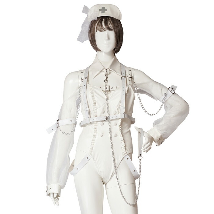 チロルちゃんコラボ ボンデージホワイトナース ホワイト 白 チロル ナース ナース服 ナースハット 看護師 ランジェリー ワンピース セクシー 大人 かわいい コス コスプレ コスプレ衣装 コスチュー チロルちゃんコラボ ボンデージホワイトナース ホワイト 白 チロル ナース ナース服 ナースハット 看護師 ランジェリー ワンピース セクシー 大人 かわいい コス コスプレ コスプレ衣装 コスチュー
