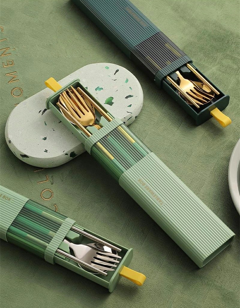 カトラリーセット ステンレス 箸 フォーク スプーン ストロー ブラシ 3点セット ケース付き コン カトラリーセット ステンレス 箸 フォーク スプーン ストロー ブラシ 3点セット ケース付き コン