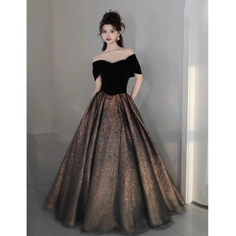 送料無料 2025新春のフレンチ ドレス シンプル パーティー パーティードレス ワンピース おしゃれ ブラック 司会者 送料無料 2025新春のフレンチ ドレス シンプル パーティー パーティードレス ワンピース おしゃれ ブラック 司会者