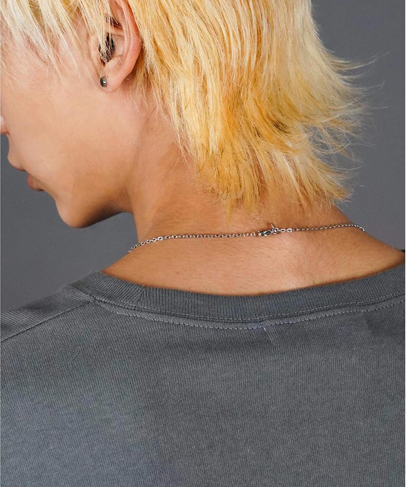 LH-1 ツイスト ロッド ネックレス サージカルステンレス 03NE0405SV ステンレスネックレス (金属アレルギー対応) ペンダント メンズ ブラ LH-1 ツイスト ロッド ネックレス サージカルステンレス 03NE0405SV ステンレスネックレス (金属アレルギー対応) ペンダント メンズ ブラ