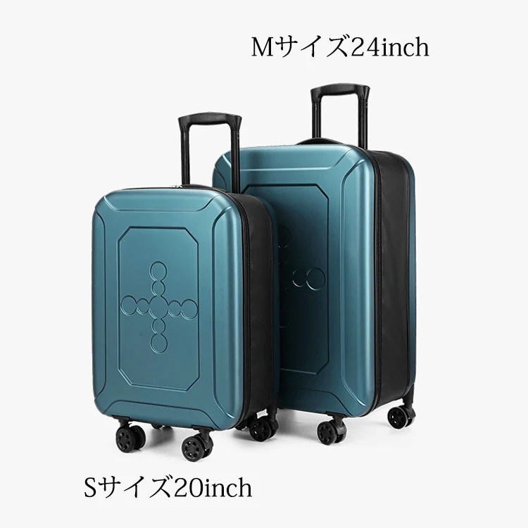 スーツケース 折りたたみスーツケース 折り畳みキャリーケース S/Mサイズ 35L/37L 機内持ち込み 大型 キャリーバッグ 超軽量 ダイヤル式ロック 1-10日用 泊まる 360度回転 静音 ダブ