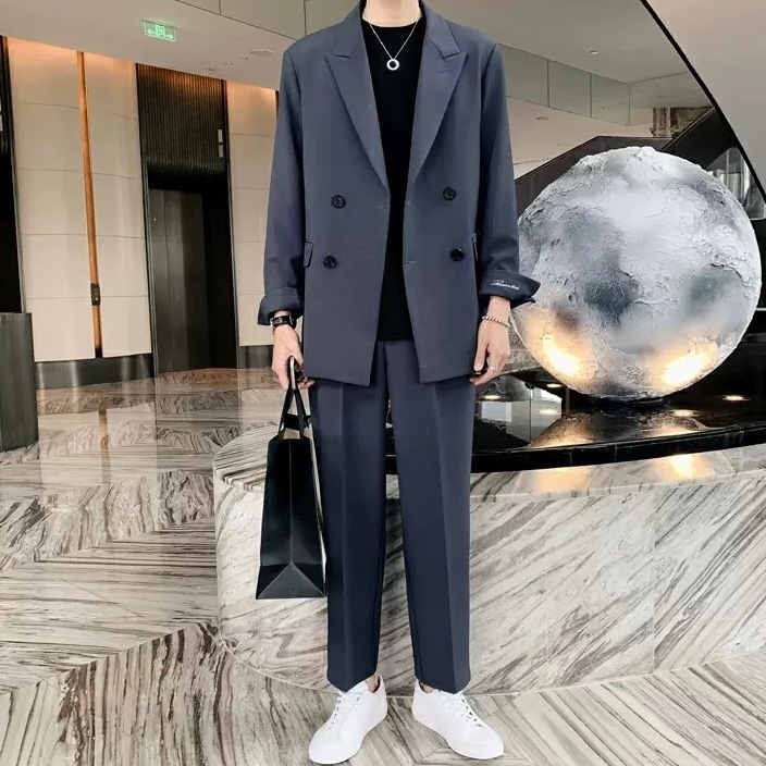 セットアップ トップス ボトムス パンツ ジャケット ズボン スーツ ストレートパンツ 袖あり 長袖 襟付き スリム タイト 細身 ストレート 前開き ポリエステル 上下セット 2点セット ツーピース きれいめ シンプル 大人 上品 おしゃれ お洒落 かっこいい こなれ感 セットアップ トップス ボトムス パンツ ジャケット ズボン スーツ