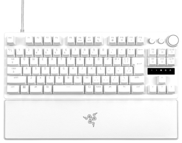 Razer 【国内正規品】ラピッドトリガー対応 光学式オプティカルキーボード 有線 日本語配列 Huntsman V3 Pro Tenkeyless JP (White Edition) RZ030 Razer 【国内正規品】ラピッドトリガー対応 光学式オプティカルキーボード 有線 日本語配列 Huntsman V3 Pro Tenkeyless JP (White Edition) RZ030