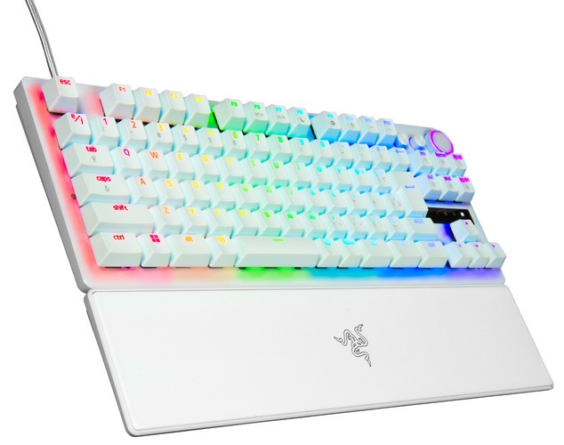 Razer 【国内正規品】ラピッドトリガー対応 光学式オプティカルキーボード 有線 日本語配列 Huntsman V3 Pro Tenkeyless JP (White Edition) RZ030 Razer 【国内正規品】ラピッドトリガー対応 光学式オプティカルキーボード 有線 日本語配列 Huntsman V3 Pro Tenkeyless JP (White Edition) RZ030