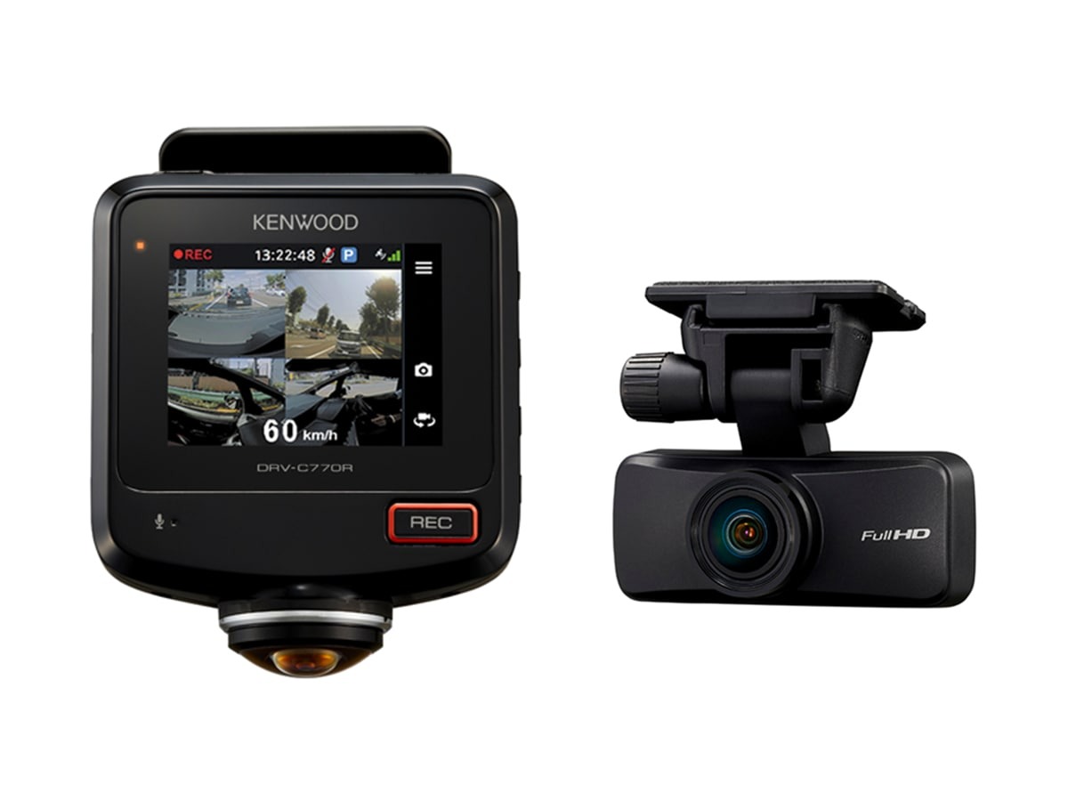 JVCケンウッド 360撮影対応2カメラドライブレコーダー DRV-C770R [2カメラ 全方位