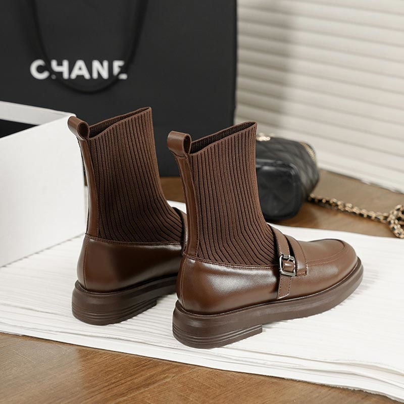痛くない 靴 ストレッチ 骨格ストレート 冬 お洒落 お洒落 ローヒール ブーツ ショート シューズ 歩きやすい ショートブーツ 履きやすい ブーツ レディース ソックスブーツ アンクルブーツ ブーツ