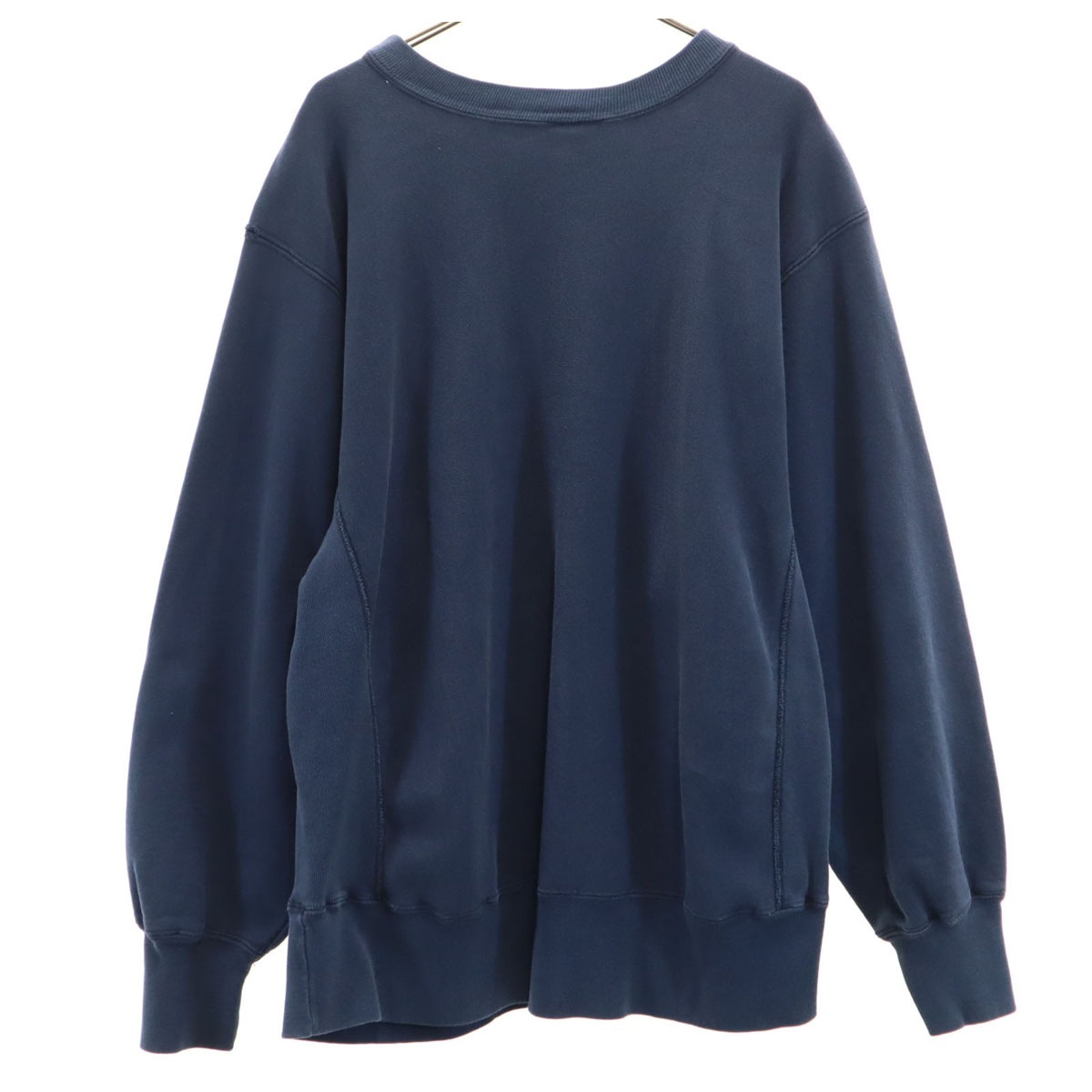 80s USA製 リバースウィーブ トリコタグ 2枚タグ ヴィンテージ 長袖 スウェット トレーナー L ネイビー 裏起毛 メンズ 古着 80s USA製 リバースウィーブ トリコタグ 2枚タグ ヴィンテージ 長袖 スウェット トレーナー L ネイビー 裏起毛 メンズ 古着