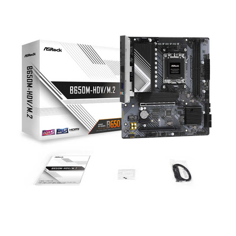ASROCK　マザーボード［MicroATX］　B650M-HDV/M.2