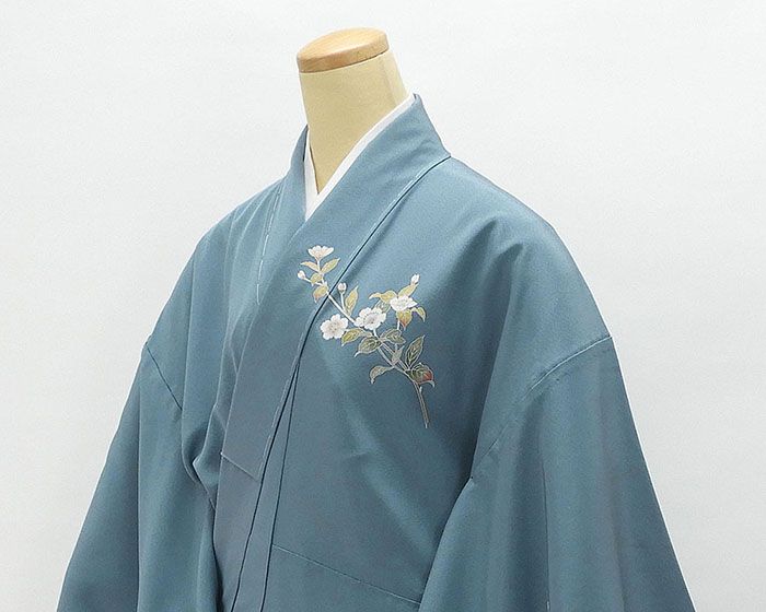 単衣 訪問着 新品仕立済 正絹 単衣 美山 桜模様 身丈164.5cm 裄丈68cm 訪問着 新品 仕立て上がり 着物 wb1065