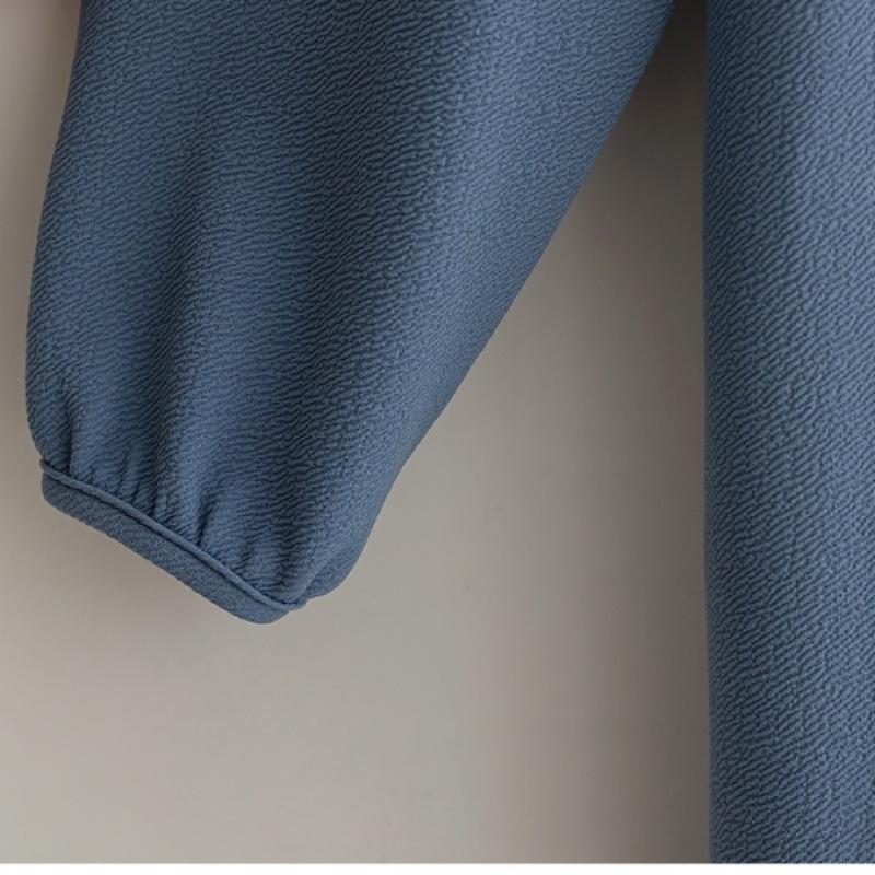 [Elysia] マディハーフジップアップカラーカラーワンピース