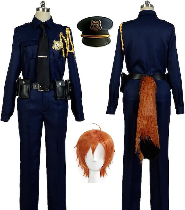 ニック　コスプレ　警察服 Qoo10] コスプレ衣装 ニック ワイルド 警察服