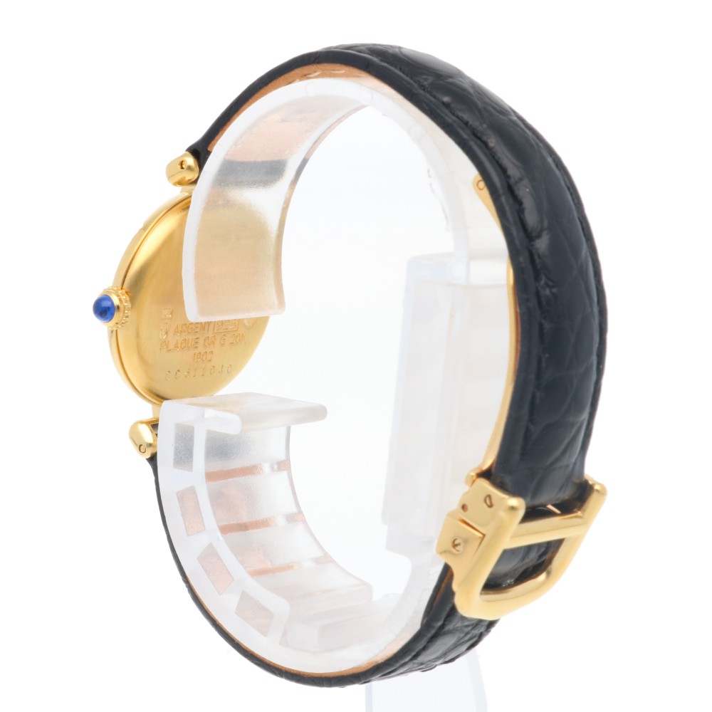 カルティエ マストコリゼ 腕時計 シルバー925 1902 クオーツ 1年保証 CARTIER 中古