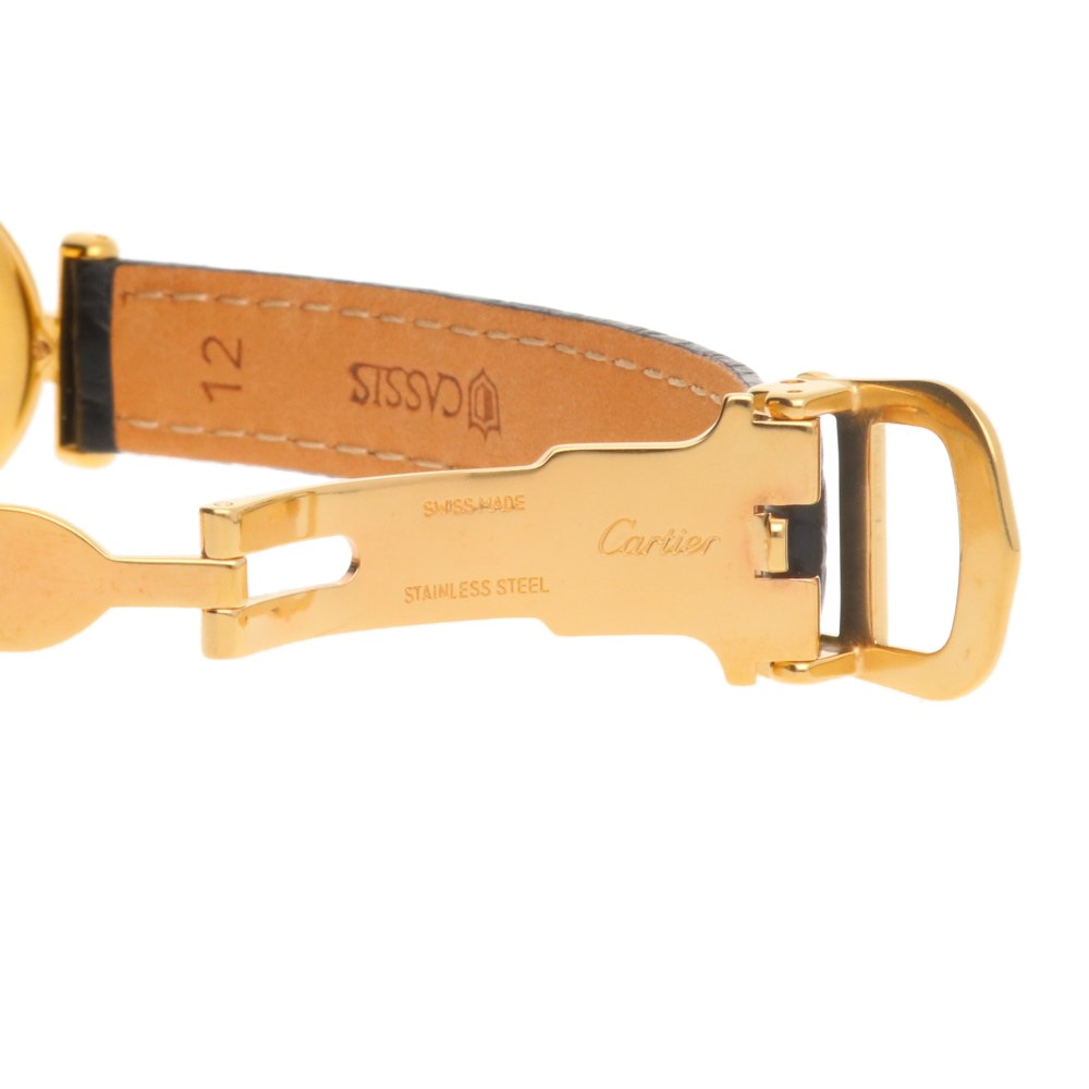 カルティエ マストコリゼ 腕時計 シルバー925 1902 クオーツ 1年保証 CARTIER 中古