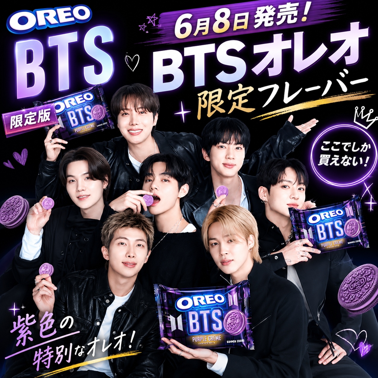 Qoo10] OREO [BTSデビュー13周年限定エディション