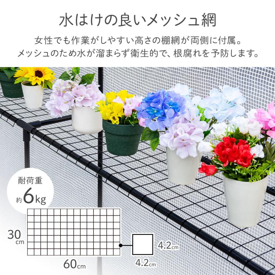 【在庫一掃】温室 大型 ビニールハウス 家庭用 ガーデンハウス 巻き上げ式 温室ハウス 左右3段 ガーデン温室 観葉植物 PBO-SBO01