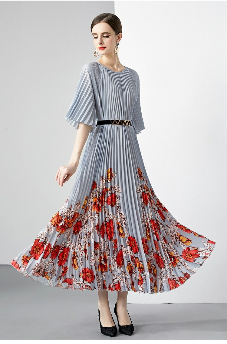 New type追加!F1色グレー ドレス ワンピース ワンピ パーティードレス ロングプリーツ パーティーワンピ 結婚式 二次会 カラオケクラシカル系 レトロ感 優雅印象 ベルト付き 華やか New type追加!F1色グレー ドレス ワンピース ワンピ パーティードレス ロングプリーツ パーティーワンピ 結婚式 二次会 カラオケクラシカル系 レトロ感 優雅印象 ベルト付き 華やか