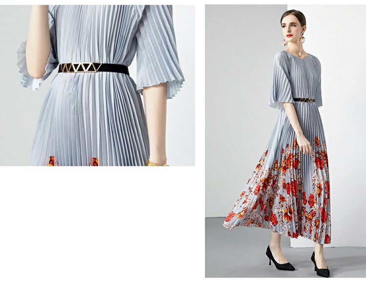 New type追加!F1色グレー ドレス ワンピース ワンピ パーティードレス ロングプリーツ パーティーワンピ 結婚式 二次会 カラオケクラシカル系 レトロ感 優雅印象 ベルト付き 華やか New type追加!F1色グレー ドレス ワンピース ワンピ パーティードレス ロングプリーツ パーティーワンピ 結婚式 二次会 カラオケクラシカル系 レトロ感 優雅印象 ベルト付き 華やか