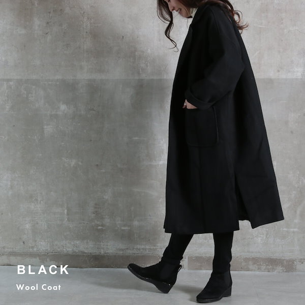 Qoo10] チェスターコート ウールコート アウター