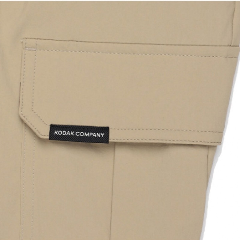 KODAK Apparel ISO400サマースリムジョガーパンツウーマンBEIGE