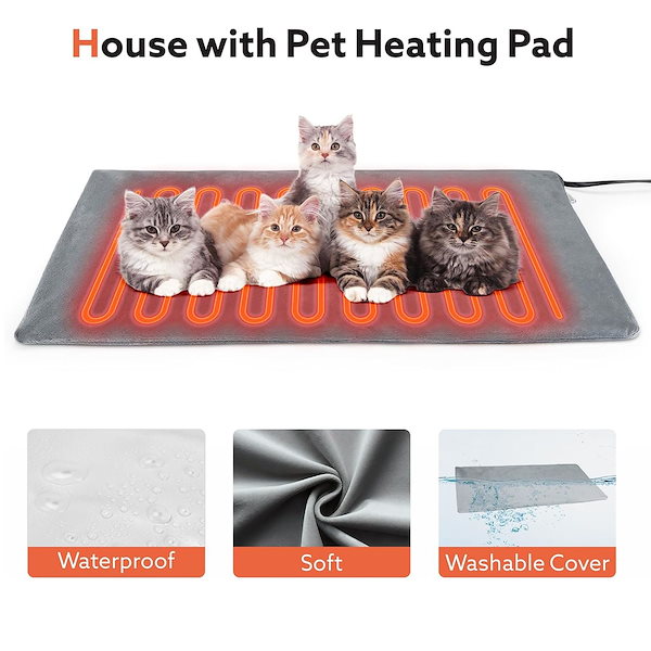 Qoo10] 猫の巣の巣屋外加熱断熱折りたたみ折りたた