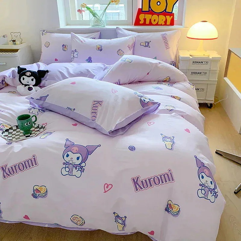 サンリオメロディー綿掛け布団カバーシングルピース漫画純綿4点セットプリント子供用かわいいシーツ寝具86 サンリオメロディー綿掛け布団カバーシングルピース漫画純綿4点セットプリント子供用かわいいシーツ寝具86