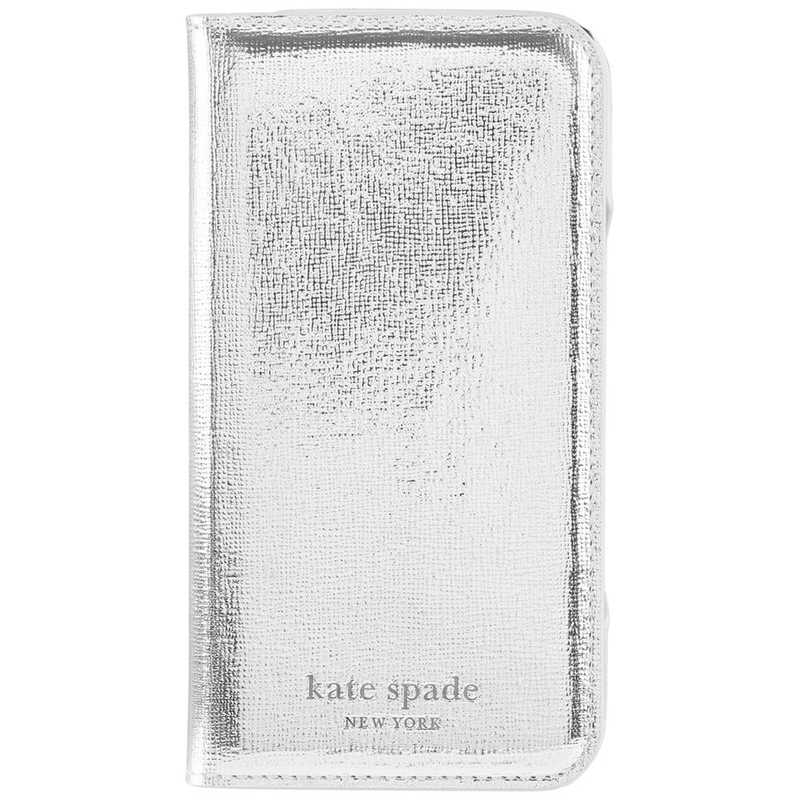 KATESPADE iPhone 16 Kate Spade Folio Case - Recycled Metallic Silver Metallic Silver KS055466 KATESPADE iPhone 16 Kate Spade Folio Case - Recycled Metallic Silver Metallic Silver KS055466