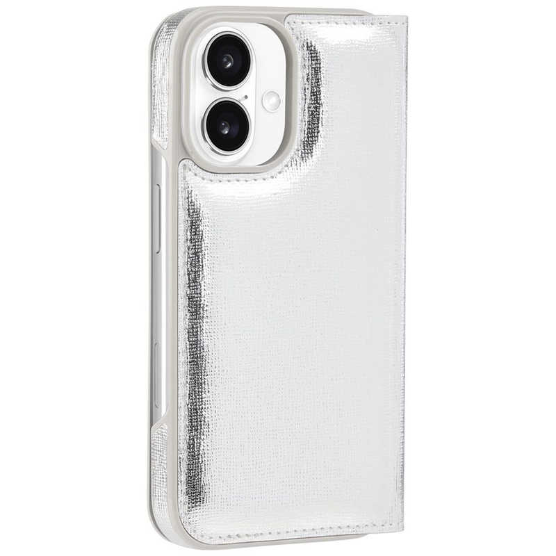 KATESPADE iPhone 16 Kate Spade Folio Case - Recycled Metallic Silver Metallic Silver KS055466 KATESPADE iPhone 16 Kate Spade Folio Case - Recycled Metallic Silver Metallic Silver KS055466