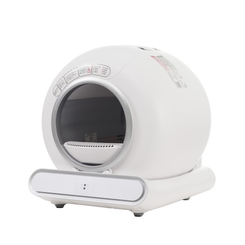 自動ネコトイレ 猫 トイレ 猫用 猫トイレ 自動 清掃 重量センサー 安全 多頭飼い 大容量 留守番 脱臭 猫砂 掃除 飛び散り防止 スマホ アプリ 遠隔操作 ペット 家電 お手入れ簡単 静音 おしゃ