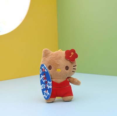 ハローキテイぬいぐるみマスコットチャーム10点セット日焼け サンリオ ハローキティ ぬいぐるみ マスコット 日焼けキティ