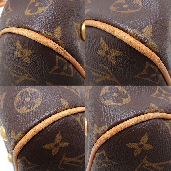 ルイヴィトン LOUIS VUITTON ティヴォリPM モノグラム ハンドバッグ PVC レザー ブラウン かわいかっ M40143【中古】