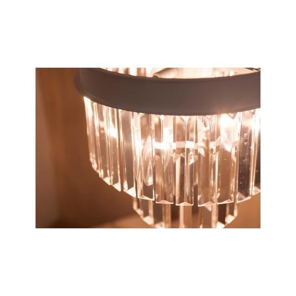 テーブルランプ 3灯 照明 置き型 卓上 LED おしゃれ レトロ アンティーク調 ゴージャス かわいい 上品 寝室 ベッドルーム フロアライト