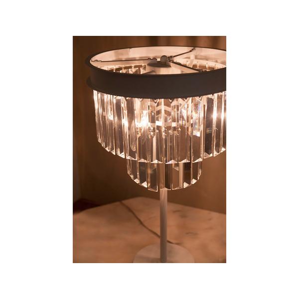 テーブルランプ 3灯 照明 置き型 卓上 LED おしゃれ レトロ アンティーク調 ゴージャス かわいい 上品 寝室 ベッドルーム フロアライト