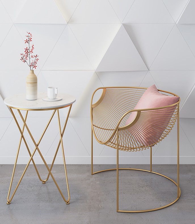 クッション付きゴールドメッシュの多目的チェア 椅子 リビングルーム おしゃれ かわいい レジャー リラックス バルコニー ビジネス用 クッション付きゴールドメッシュの多目的チェア 椅子 リビングルーム おしゃれ かわいい レジャー リラックス バルコニー ビジネス用