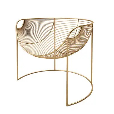 クッション付きゴールドメッシュの多目的チェア 椅子 リビングルーム おしゃれ かわいい レジャー リラックス バルコニー ビジネス用 クッション付きゴールドメッシュの多目的チェア 椅子 リビングルーム おしゃれ かわいい レジャー リラックス バルコニー ビジネス用