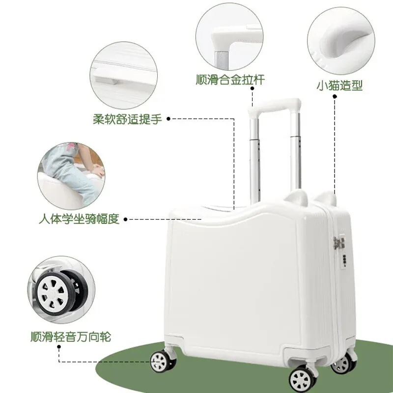 Hot!!!子供服 女の子 キッズ服 ミニ バッグ 新作 で話題のキッズキャリー！海外でも大流行！子供乗れる多機能スーツケース子連れ旅行が快適になる1個で3役こなすお役立ちキャリー　機内持込可