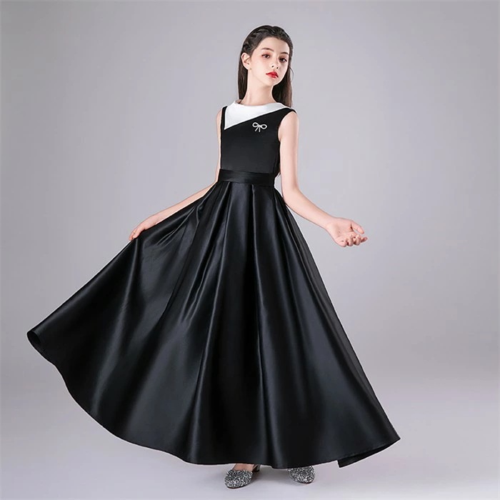 2025ピアノ発表会 ドレス 子供 女の子 ブラック ホワイト 発表会ドレス ノースリーブ 子ども ワンピース お祝い日 演奏会 音楽会 フォーマル 誕生日 撮影 パーティー ジュニア キッズ ロング 2025ピアノ発表会 ドレス 子供 女の子 ブラック ホワイト 発表会ドレス ノースリーブ 子ども ワンピース お祝い日 演奏会 音楽会 フォーマル 誕生日 撮影 パーティー ジュニア キッズ ロング