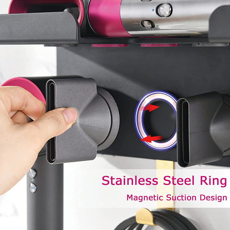 ダイソンスタンド ドライヤースタンド 壁掛け用 ドライヤー収納ホルダー 穴開けなず 浴室 洗面所 美容院