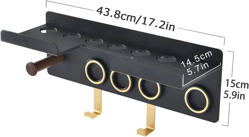 ダイソンスタンド ドライヤースタンド 壁掛け用 ドライヤー収納ホルダー 穴開けなず 浴室 洗面所 美容院