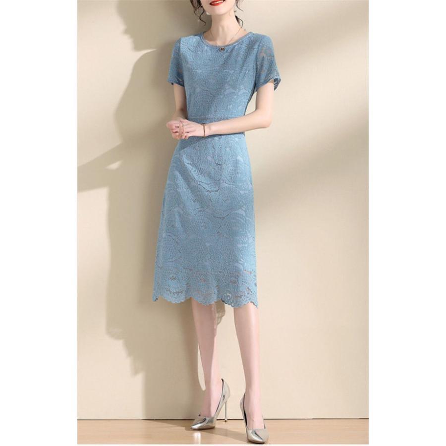 総レースワンピース レディース スリム パーティードレス 半袖ワンピース Aライン 体型カバー 大きいサイズ 結婚式 二次会 お呼ばれ 韓国風 着痩せ 総レースワンピース レディース スリム パーティードレス 半袖ワンピース Aライン 体型カバー 大きいサイズ 結婚式 二次会 お呼ばれ 韓国風 着痩せ