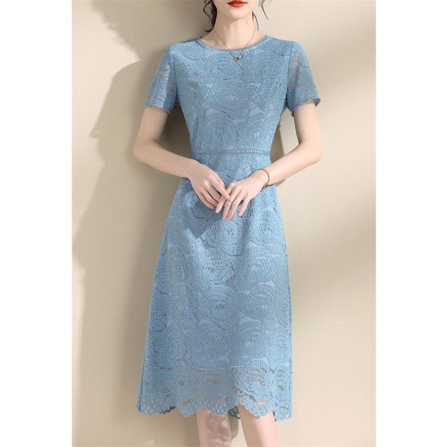 総レースワンピース レディース スリム パーティードレス 半袖ワンピース Aライン 体型カバー 大きいサイズ 結婚式 二次会 お呼ばれ 韓国風 着痩せ 総レースワンピース レディース スリム パーティードレス 半袖ワンピース Aライン 体型カバー 大きいサイズ 結婚式 二次会 お呼ばれ 韓国風 着痩せ