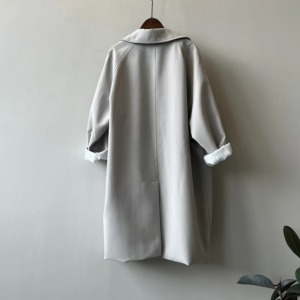 大流行のレンチコート　レディース アウター コート ジャケットコート トレンチコート ライトコート スプリングコート ロングコート トレンチ 長袖 ロング ベルト ボタン 通勤 オフィス オケージョン