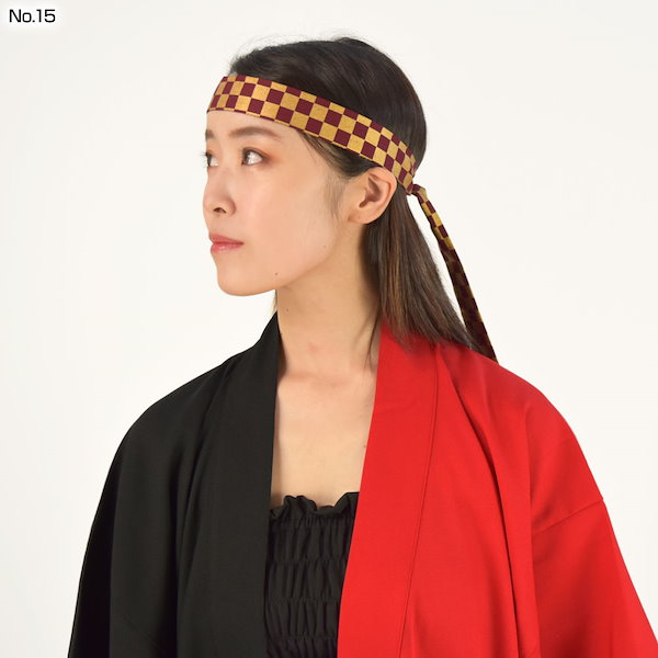 ハチマキ　12本　セット　長い　太い　赤　黒　ダンス　イベント　舞踊　よさこい ハチマキ 12本 セット 長い 太い 赤 黒 ダンス イベント 舞踊