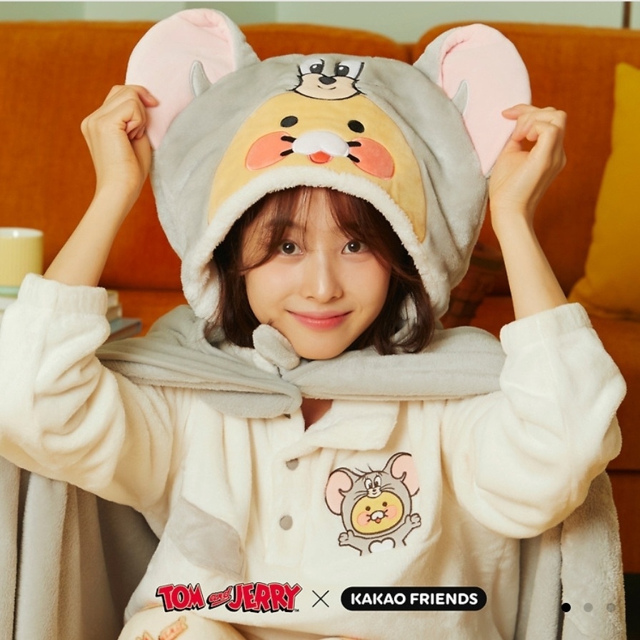 チュンシク トムとジェリー タフィー 着る毛布 トムとジェリーXフレンズ 着る毛布 タフィー_チュンシクイ 着る毛布