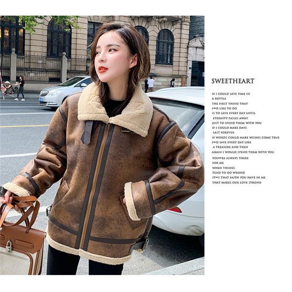 Qoo10] 人気沸騰新柄追加 ムートンコート ライダ