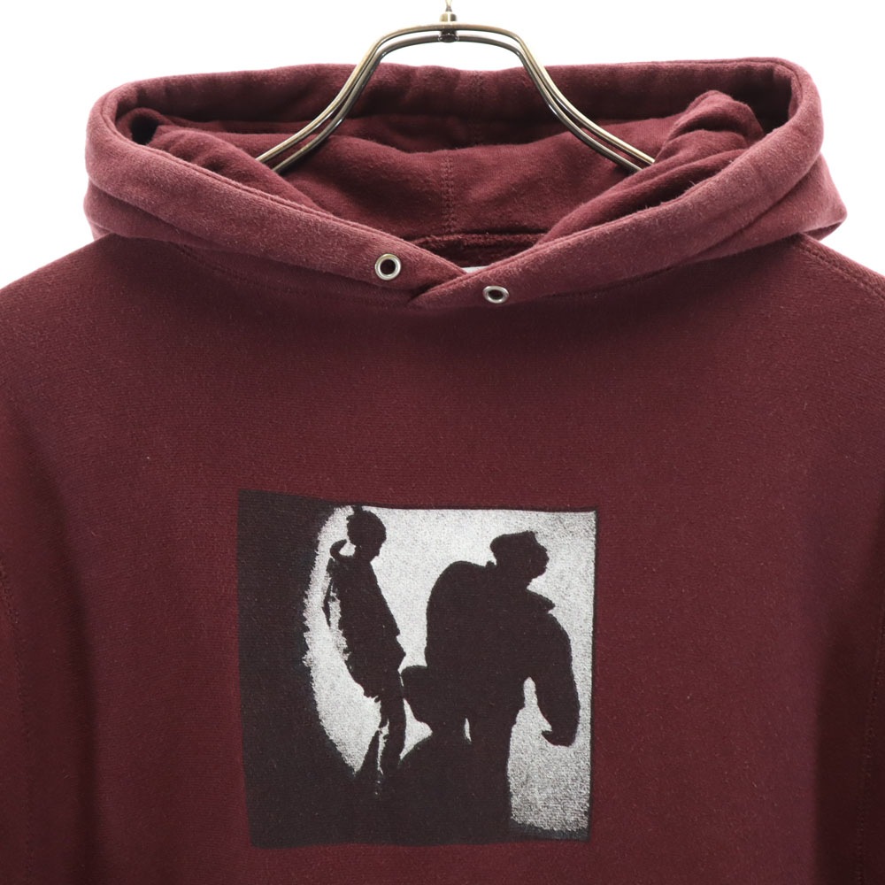 ファッキングオーサム 長袖 ジップアップ パーカー M ワインレッド FUCKING AWESOME 裏起毛 メンズ