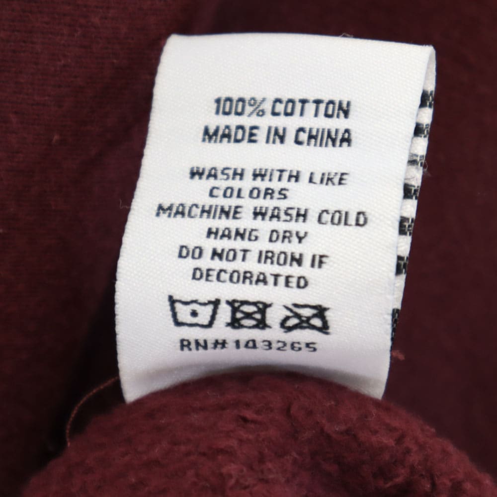 ファッキングオーサム 長袖 ジップアップ パーカー M ワインレッド FUCKING AWESOME 裏起毛 メンズ