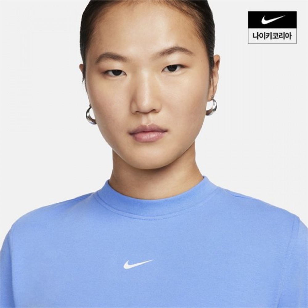 女性用ナイキドライフィットワンクルーネックフレンチテリースウェットシャツ FB5126-450