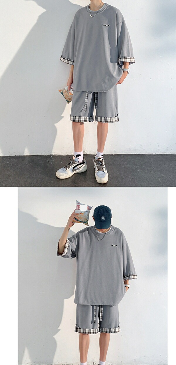 【短纳期】夏服 メンズ Tシャツ メンズ 半袖 ハーフパンツ セットアップ ジャージ 上下セット 大きいサイズ ゆったり 半袖 tシャツ トップス ハーフパンツ ショートパンツ 快適 スポーツウ 【短纳期】夏服 メンズ Tシャツ メンズ 半袖 ハーフパンツ セットアップ ジャージ 上下セット 大きいサイズ ゆったり 半袖 tシャツ トップス ハーフパンツ ショートパンツ 快適 スポーツウ