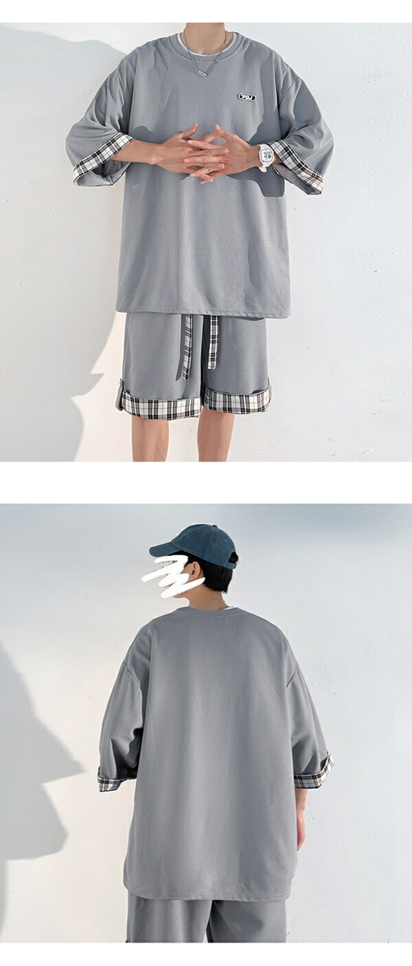 【短纳期】夏服 メンズ Tシャツ メンズ 半袖 ハーフパンツ セットアップ ジャージ 上下セット 大きいサイズ ゆったり 半袖 tシャツ トップス ハーフパンツ ショートパンツ 快適 スポーツウ 【短纳期】夏服 メンズ Tシャツ メンズ 半袖 ハーフパンツ セットアップ ジャージ 上下セット 大きいサイズ ゆったり 半袖 tシャツ トップス ハーフパンツ ショートパンツ 快適 スポーツウ