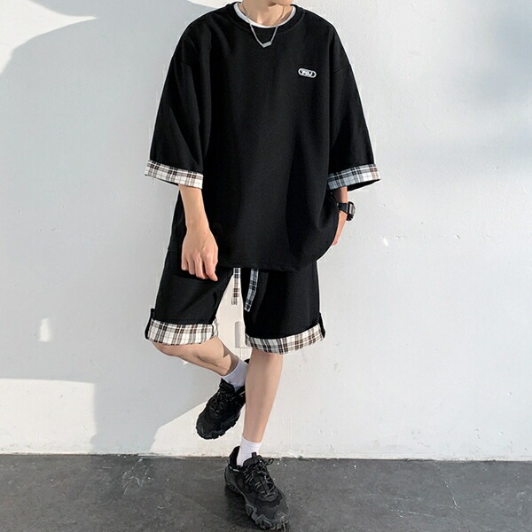 【短纳期】夏服 メンズ Tシャツ メンズ 半袖 ハーフパンツ セットアップ ジャージ 上下セット 大きいサイズ ゆったり 半袖 tシャツ トップス ハーフパンツ ショートパンツ 快適 スポーツウ 【短纳期】夏服 メンズ Tシャツ メンズ 半袖 ハーフパンツ セットアップ ジャージ 上下セット 大きいサイズ ゆったり 半袖 tシャツ トップス ハーフパンツ ショートパンツ 快適 スポーツウ